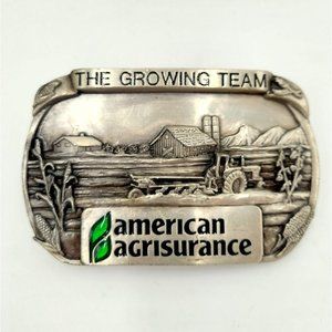 American Agrisurance Belt Buckle Agriculture Insur